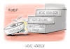Cartoon: Hohe Hürden (small) by Mirco Tomicek tagged haushalt,klingbeil,schulden,neuverschuldung,rekordinvestitionen,investitionspaket,paket,investition,wirtschaft,industrie,verteidigung,verteidigen,ukraine,krieg,bundeswehr,haushaltsloch,karikatur,pressekarikatur,cartoon,mirco,tomicek