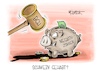 Cartoon: Schwein gehabt? (small) by Mirco Tomicek tagged bgh,bundesgerichtshof,bank,banken,negativzinsnen,zinsen,unrecht,geld,geldeinlagen,konten,geldhäuser,negativ,gericht,finanzen,cartoon,karikatur,pressekarikatur,mirco,tomicek