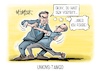 Cartoon: Unions-Tango (small) by Mirco Tomicek tagged union,cdu,csu,frage,kanzlerfrage,kanzler,kanzlerkandidat,kanzlerkandidatur,kandidatur,kanzleramt,wahl,wahlen,friedrich,merz,markus,söder,vortritt,tango,karikatur,pressekarikatur,cartoon,mirco,tomicek