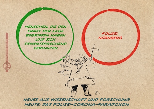 Cartoon: Corona Demo Nürnberg (medium) by Guido Kuehn tagged corona,covid,nürnberg,polizei,söder,corona,covid,nürnberg,polizei,söder