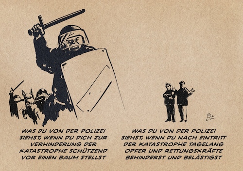 Cartoon: Handhabe (medium) by Guido Kuehn tagged klima,ahrweiler,flut,polizei,querdenker,katastrophe,klima,ahrweiler,flut,polizei,querdenker,katastrophe
