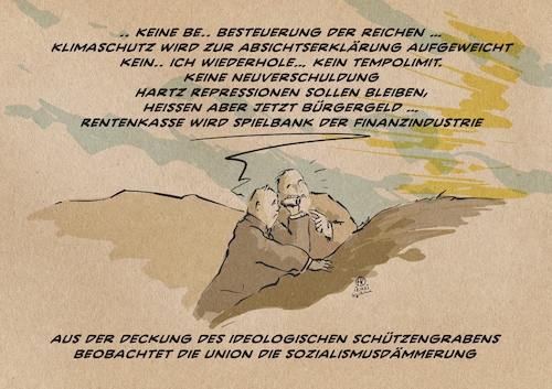 Cartoon: Huch - der Sozialismus! (medium) by Guido Kuehn tagged union,spd,cdu,csu,junge,grüne,sozialismus,wahl,btw2021,koalition,ampel,sondierungen,lindner,habeck,union,spd,cdu,csu,junge,grüne,sozialismus,wahl,btw2021,koalition,ampel,sondierungen,lindner,habeck