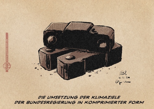 Cartoon: Klimapaket (medium) by Guido Kuehn tagged klima,klima