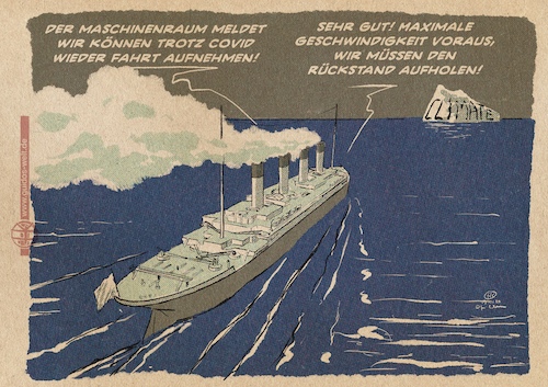 Cartoon: Maximales Wachstum Voraus (medium) by Guido Kuehn tagged umwelt,klima,umwelt,klima