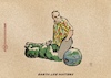 Cartoon: earth life matters (small) by Guido Kuehn tagged earth,erde,extinction,aussterben,klima,climate,fff,f4f
