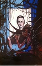 Cartoon: Dorian Gray (small) by joellestoret tagged dorian,grey,illustration,oscar,wilde,demon,devil,el,diablo,satan,books,fantasy,fiction