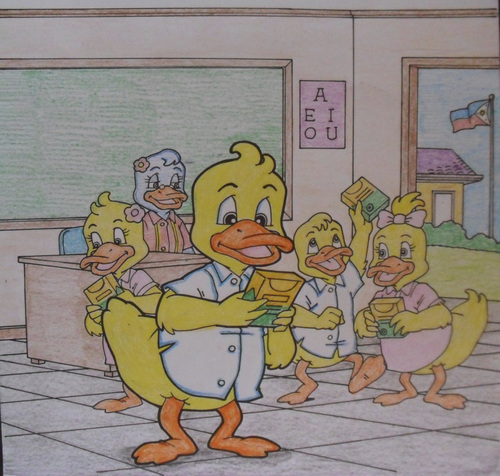 Cartoon: happy duck (medium) by jayson arellano tagged honest,duck