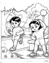 Cartoon: healthy (small) by jayson arellano tagged children