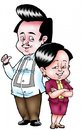 Cartoon: president (small) by jayson arellano tagged friends