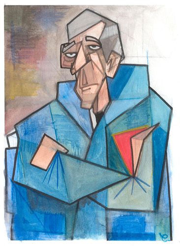 Cartoon: Arsene Wengers puffa jacket (medium) by dotmund tagged arsene,wenger,puffa,jacket,arsenal,english,football