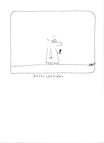 Cartoon: - (medium) by CarolGillert tagged freiheit,überwachung,mala