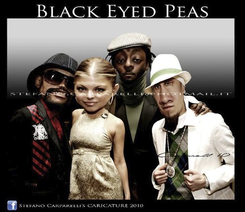 Cartoon: Black Eyed Peas (medium) by carparelli tagged caricature