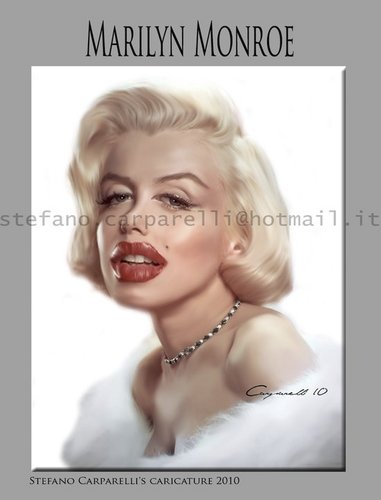 Cartoon: Marilyn Monroe (medium) by carparelli tagged caricature