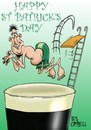 Cartoon: Have a drink on me! (small) by campbell tagged beer ireland saint patrick holiday