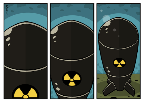 Cartoon: The box of Pandora (medium) by Enrico Bertuccioli tagged atomic,nuclear,war,atomicwar,nuclearwar,worldwar,atomicbomb,nuclearbomb,devastation,destruction,armageddon,nuclearthreat,atomicthreat,nuclearweapons,atomicweapons,pandorasbox,olitical,politicalcartoons,politicalcartoon,editorialcartoon,atomic,nuclear,war,atomicwar,nuclearwar,worldwar,atomicbomb,nuclearbomb,devastation,destruction,armageddon,nuclearthreat,atomicthreat,nuclearweapons,atomicweapons,pandorasbox,olitical,politicalcartoons,politicalcartoon,editorialcartoon