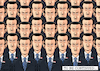 Cartoon: Assad the eternal leader... (small) by Enrico Bertuccioli tagged assad,syria,president,presidential,elections,voters,democracy,political,civil,war,human,rights,government,authoritarianism,leadership,control,power,economy,society,regime,opposition,rebelion,opponents