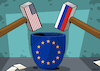 Cartoon: EU between two hammers (small) by Enrico Bertuccioli tagged europe,eu,russia,usa,putin,biden,ukraine,political,crisis,war,peace,freedom,authoritarianism,dictatorship,government,sanctions,safety,security,otan,nato,invasion,economy,business,money,control,power,empire,imperialism