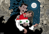 Cartoon: The syrian vampire (small) by Enrico Bertuccioli tagged syria assad basharalassad dictatorship democracy freedom power control vampire civilwar politicalcartoon editorialcartoon