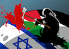 Cartoon: Two state solution (small) by Enrico Bertuccioli tagged israel,palestine,gaza,gazastripmiddleeast,hamasisraelwar,israelpalestinecrisis,politicalcartoon,editorialcartoon,terrorismpeace,war,muslims,jews,antisemitism,islamophobia