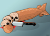 Cartoon: War food (small) by Enrico Bertuccioli tagged war,worldwar,food,lackoffood,foodshortage,starvation,warcrime,humanbeings,political,politicalcartoons,editorialcartoon