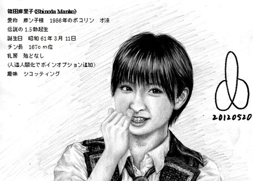 Cartoon: AKB member (medium) by Teruo Arima tagged chinko,manko,shinoda,girl,beautiful,akb48,idol,japan