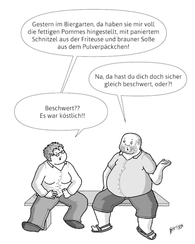Cartoon: Köstlich! (medium) by Birtoon tagged junkfood