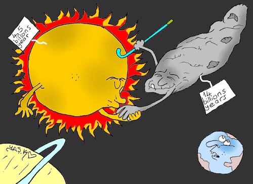 Cartoon: 3I ATLAS (medium) by yasar kemal turan tagged 3i,atlas