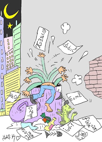 Cartoon: A brief description of life (medium) by yasar kemal turan tagged brief,description,of,life
