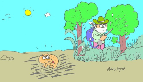 Cartoon: agrochemicals (medium) by yasar kemal turan tagged agrochemicals