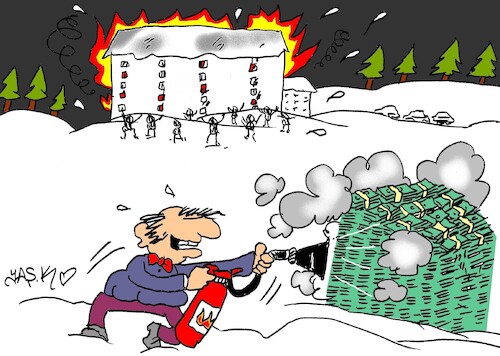 Cartoon: as a precaution (medium) by yasar kemal turan tagged as,precaution