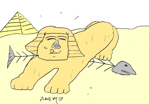 Cartoon: ask (medium) by yasar kemal turan tagged ask