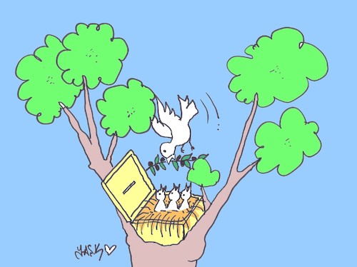 Cartoon: basic peace (medium) by yasar kemal turan tagged basic,peace