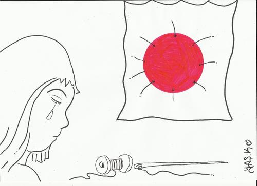 Cartoon: big japan (medium) by yasar kemal turan tagged japan,big