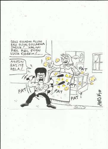 Cartoon: bruce lee (medium) by yasar kemal turan tagged lee,bruce