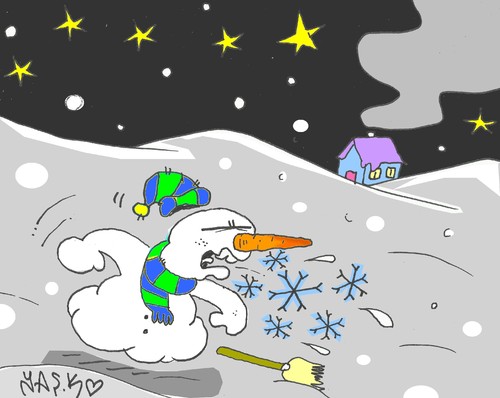 Cartoon: common cold (medium) by yasar kemal turan tagged common,cold