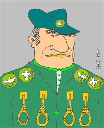 Cartoon: dictator (medium) by yasar kemal turan tagged dictator,peace,pigeon