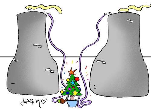 Cartoon: energy impasse (medium) by yasar kemal turan tagged energy,impasse