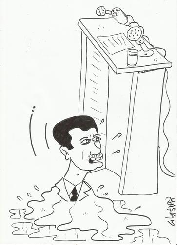 Cartoon: ESAD (medium) by yasar kemal turan tagged esad