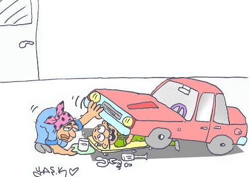 Cartoon: everyday jobs (medium) by yasar kemal turan tagged everyday,jobs