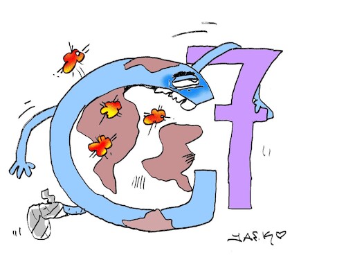 Cartoon: g7 (medium) by yasar kemal turan tagged g7