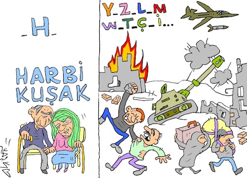 Cartoon: generations (medium) by yasar kemal turan tagged generations