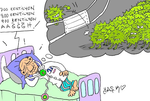 Cartoon: green and white (medium) by yasar kemal turan tagged green,and,white
