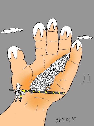 Cartoon: human dignity (medium) by yasar kemal turan tagged human,dignity