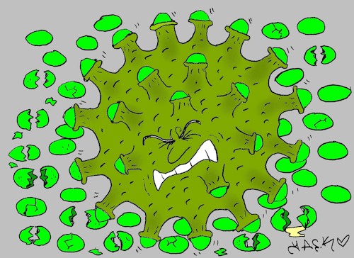 Cartoon: incubation (medium) by yasar kemal turan tagged incubation