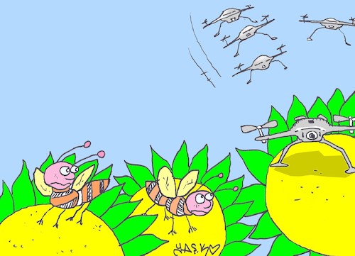 Cartoon: infestation (medium) by yasar kemal turan tagged infestation