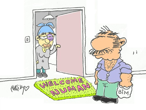 Cartoon: insist (medium) by yasar kemal turan tagged insist