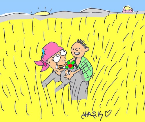 Cartoon: laboring moms (medium) by yasar kemal turan tagged laboring,moms