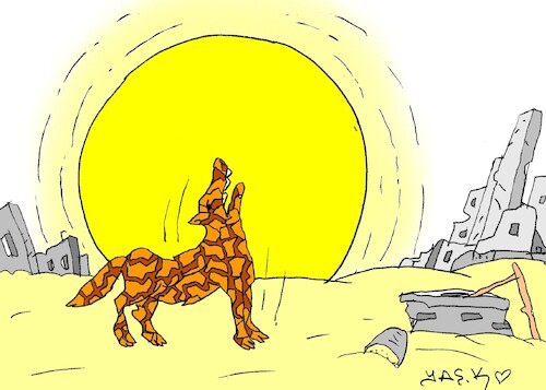 Cartoon: lots of sun (medium) by yasar kemal turan tagged lots,of,sun