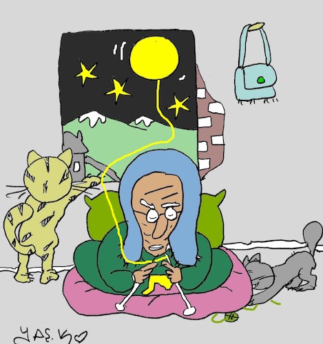 Cartoon: patience (medium) by yasar kemal turan tagged patience