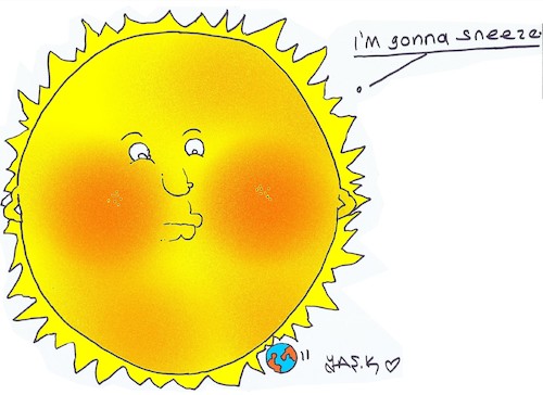 Cartoon: perihelyon (medium) by yasar kemal turan tagged perihelyon